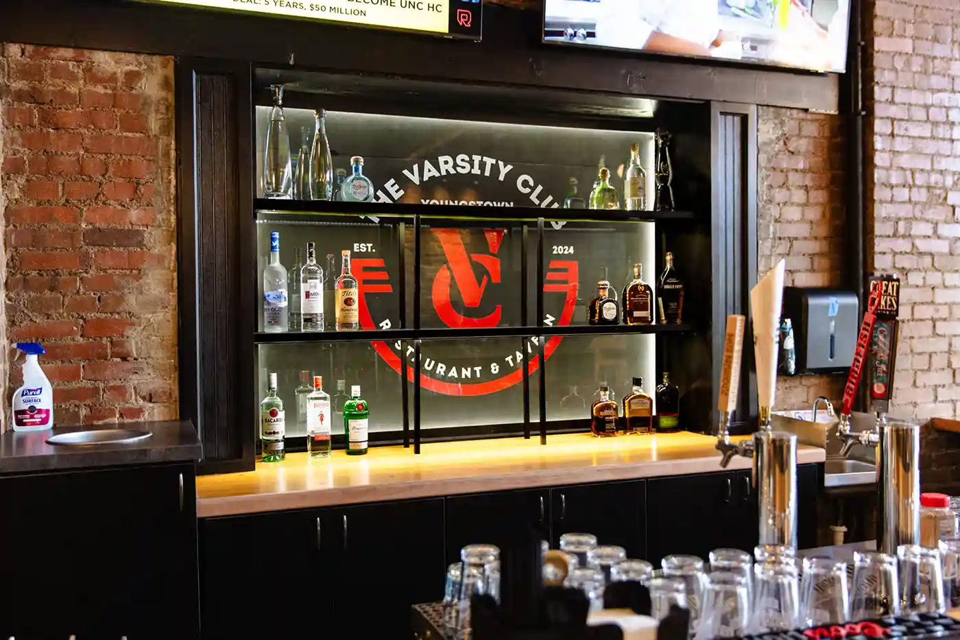 The Varsity Club Youngstown backsplash