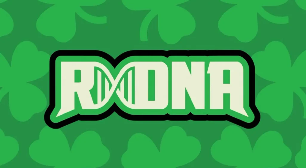 RDNA St. Patrick's Day logo.