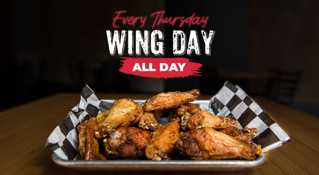 Chicken wings promotion.