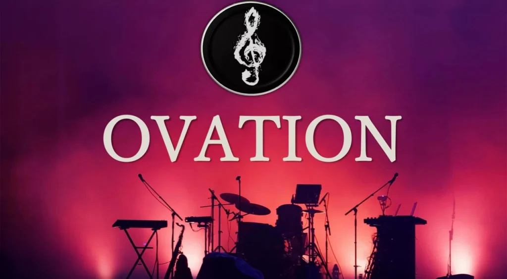 The Ovation band logo.