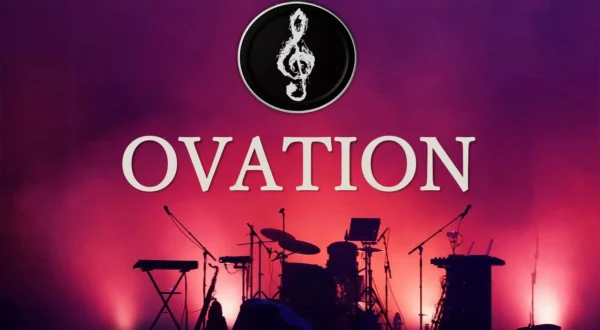 The Ovation band logo.