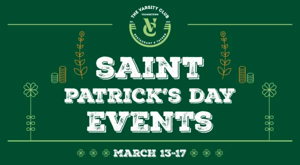 Saint Patrick's Day Events banner.