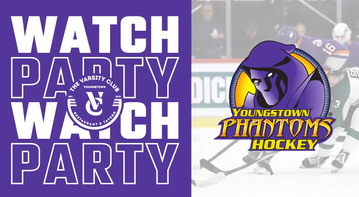 Youngstown Phantoms hockey watch party at Varsity Club Youngstown.